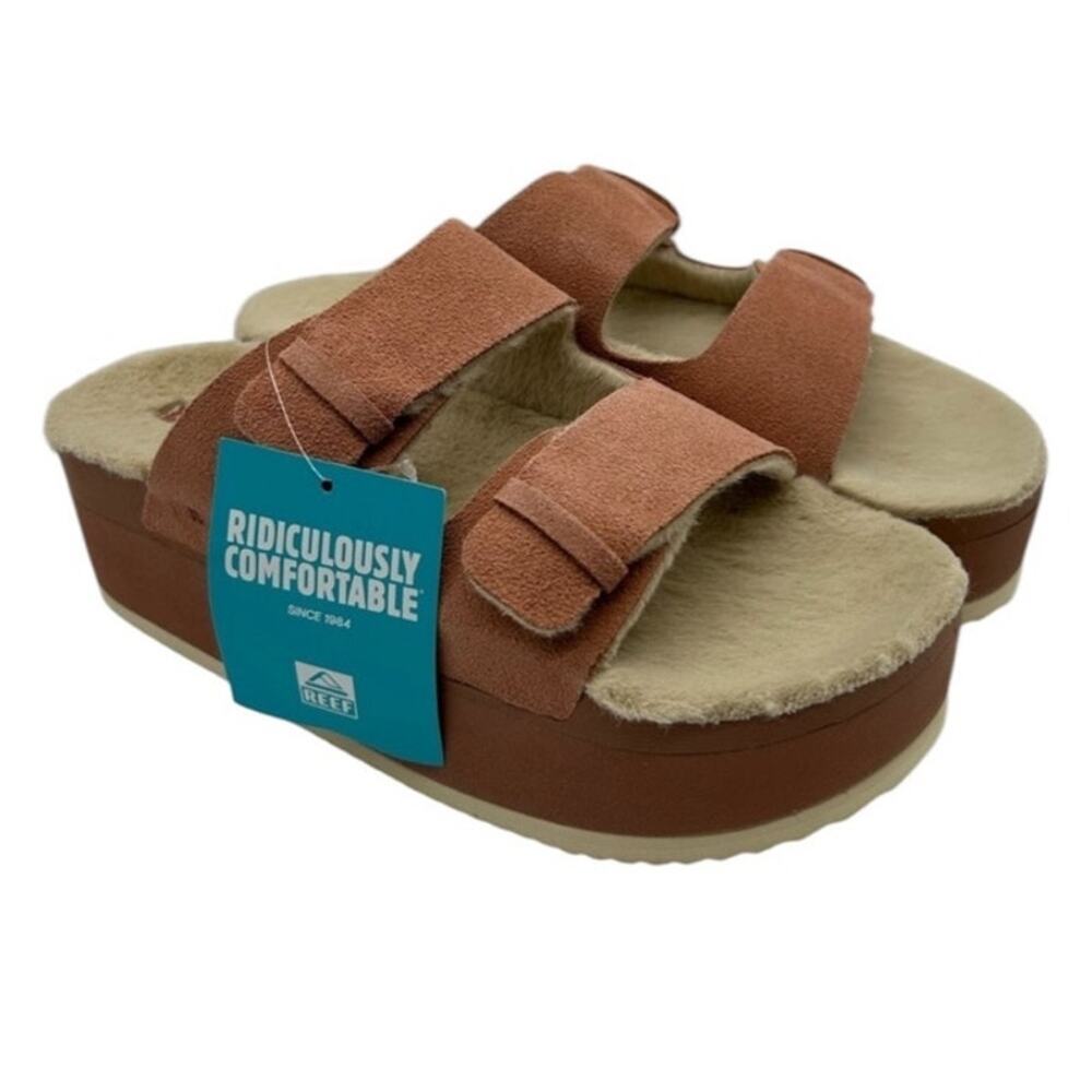 Reef Ojai Ciara Platform Dual Strap Sandals Size 10 NEW